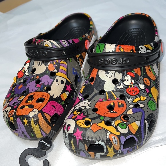 M8/W10 DISNEY CROCS Mickey and Minnie Halloween Shoes - Picture 14 of 14